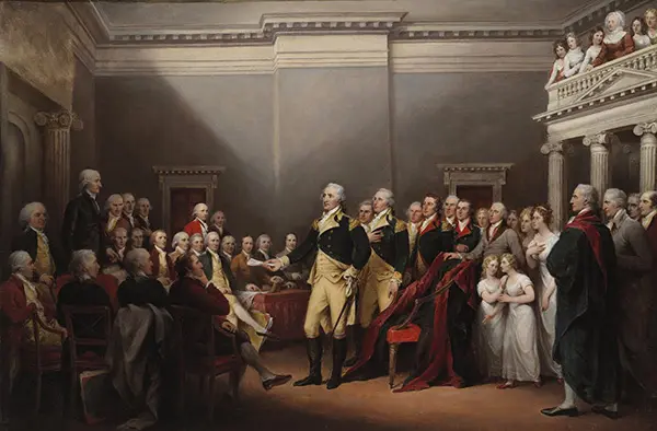 The Resignation of George Washington 1822 By John Trumbull