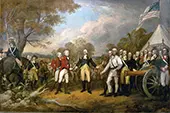 The Surrender of General Burgoyne at Saratoga By John Trumbull