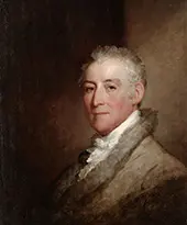 Portrait of Gilbert Stuart 1818 By John Trumbull