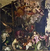 Adoration of the Shepherds By Paolo Veronese