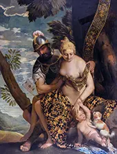 Mars and Venus By Paolo Veronese