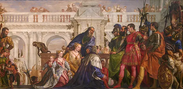 The Family of Darius Before Alexander By Paolo Veronese