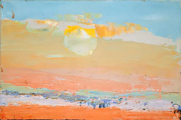 Ciel de Vaucluse 1953 By Nicolas De Stael