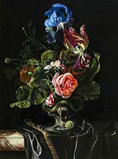 Flower Still Life By Willem van Aelst