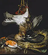 Still Life with a Dead Jay By Willem van Aelst