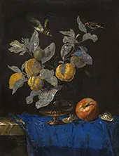 Still Life with Fruit By Willem van Aelst