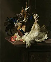 Still Life with Poultry By Willem van Aelst