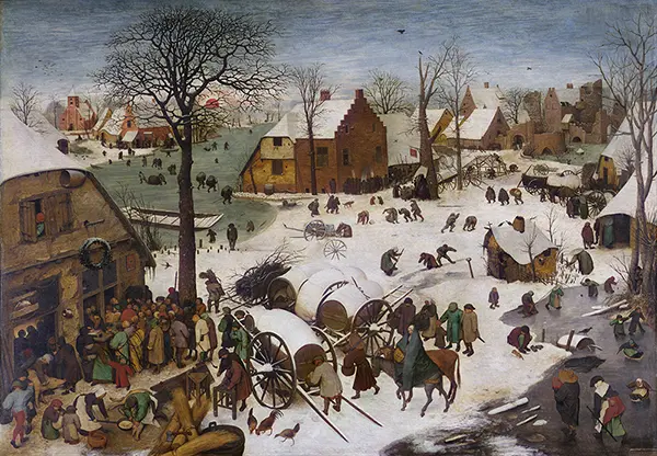 Census at Bethlehem By Pieter The Elder Bruegel