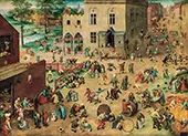 Childrens Games By Pieter The Elder Bruegel