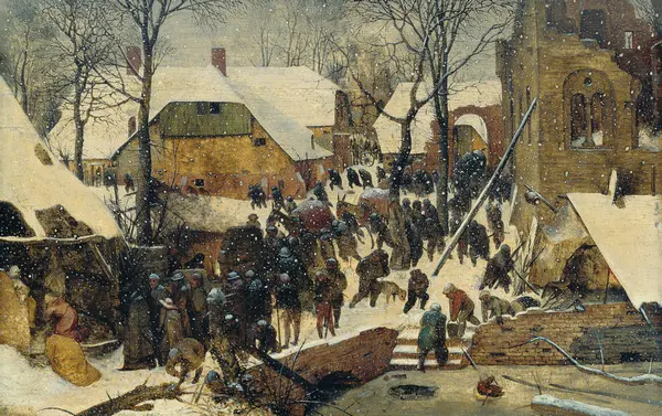 The Adoration of the Magi in the Snow, 1563 By Pieter The Elder Bruegel