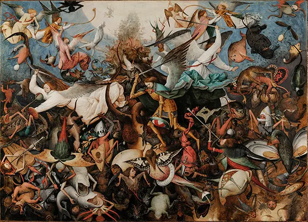 The Fall of the Rebel Angels By Pieter The Elder Bruegel