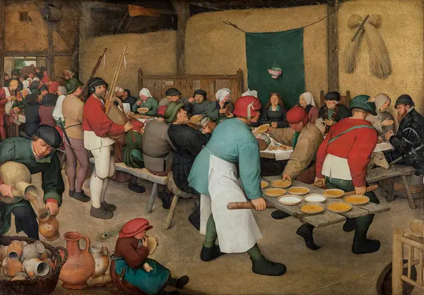 The Peasant Wedding, 1567 By Pieter The Elder Bruegel