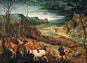 The Return of the Herd November By Pieter The Elder Bruegel