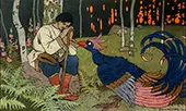 A Bird Woke Him by Pecking at His Sleeve, 1917 By Ivan Bilibin