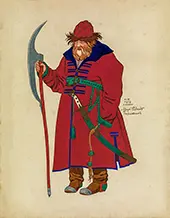 Guard Costume Design for the Tale of Tsar Saltan, 1929 By Ivan Bilibin