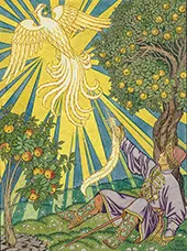 Ivan Tsarevich and the Firebird, 1930 By Ivan Bilibin