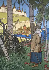 Maryushka is Looking for Finist By Ivan Bilibin