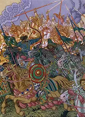 The Expulsion of Batu Khan By Ivan Bilibin