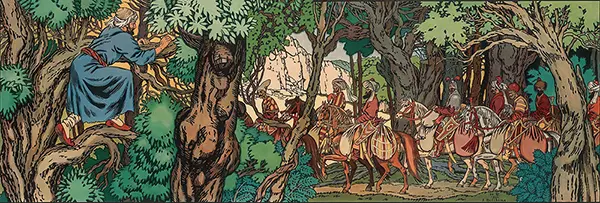 The Hunt, 1932 By Ivan Bilibin