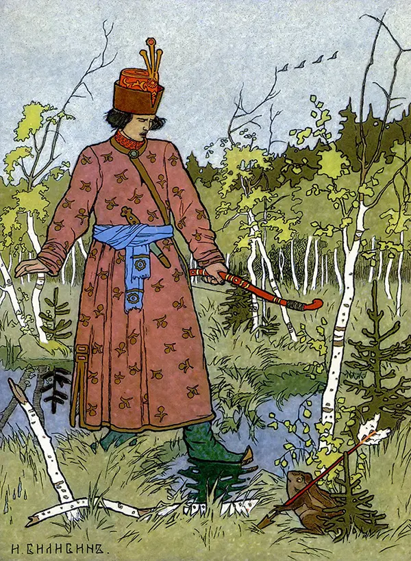 The Princess and the Frog By Ivan Bilibin