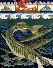 Underwater the Epic Volga By Ivan Bilibin
