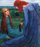 Annunciation, 1901 By Heinrich Vogeler