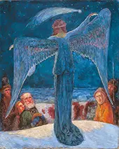 Annunciation to the Shepherds, 1902 By Heinrich Vogeler