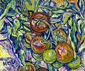 Still Life with Tomatoes, 1922 By Heinrich Vogeler