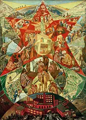 The Construction of the Central Asian Soviet Republics, 1927 By Heinrich Vogeler