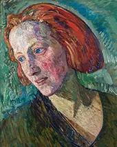 The Red Marie Marie Griesbach, 1919 By Heinrich Vogeler