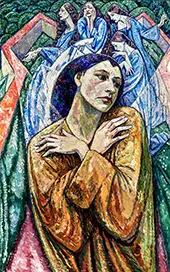 The Suffering of Women in War or Mourning Women, 1918 By Heinrich Vogeler