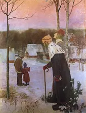 Winter's Tale the Three Kings, 1897 By Heinrich Vogeler