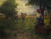 Gleavers in the Fields By Georges Laugee