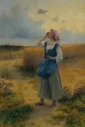 The Gleaner By Georges Laugee