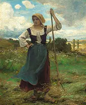 The Young Harvester, 1890 By Georges Laugee