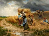 Women in the Fields, 1900 By Georges Laugee