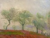 Landscape with Trees By Marie Bracquemond
