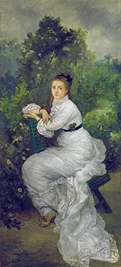 Louise in the Garden By Marie Bracquemond