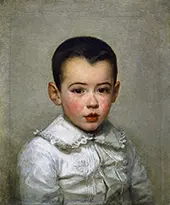 Portrait of Pierre Bracquemond, 1870 By Marie Bracquemond