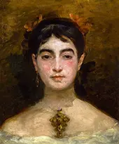 Self-portrait, 1870 By Marie Bracquemond