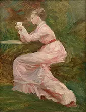 Study for the View of Divonne By Marie Bracquemond