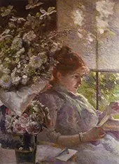 The Letter, 1886 By Marie Bracquemond