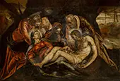 Lamentation Over the Dead Christ, 1570 By Tintoretto
