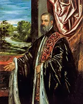 Portrait of Marino Grimani, 1578 By Tintoretto
