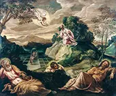 Prayer in the Garden of Gethsemane By Tintoretto