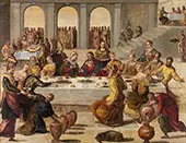 The Wedding Feast at Cana, 1545 By Tintoretto