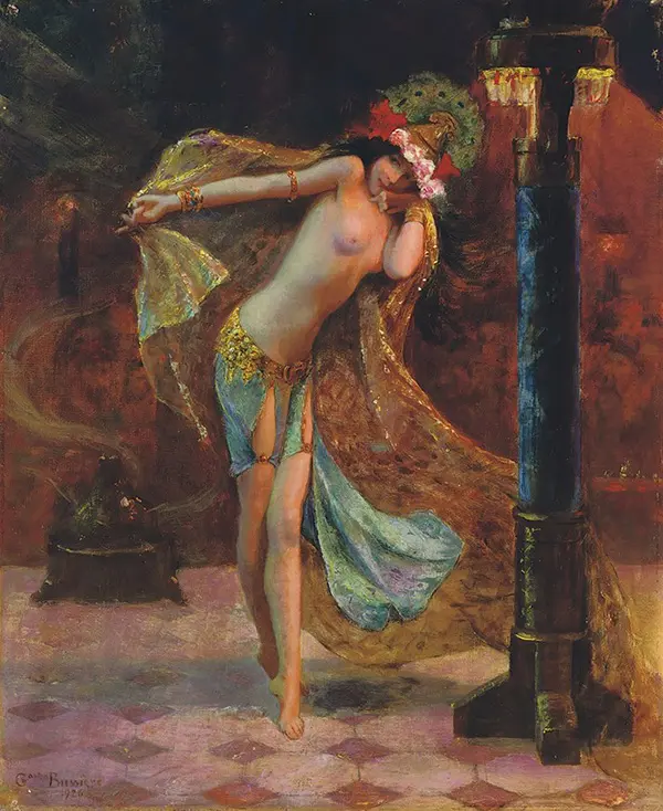 Dance of the Seven Veils, 1926 By Gaston Bussiere