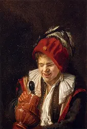 A Youth with a Jug, 1633 By Judith Leyster