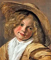 Girl with Straw Hat By Judith Leyster