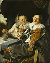 Merry Company, 1630 By Judith Leyster